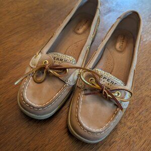 SALE Sperry Boat Shoes, Sparkle, Glitter, Women's 8